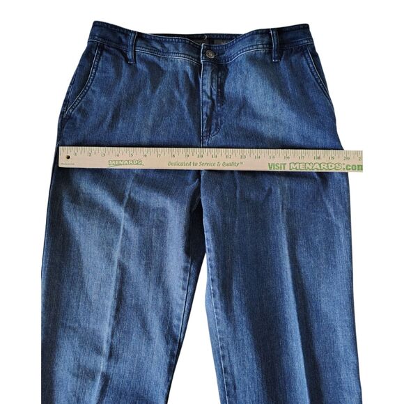 Liz Claiborne Audra Straight Leg Denim Capri Jeans High-rise Size 12 Women's - Picture 6 of 9